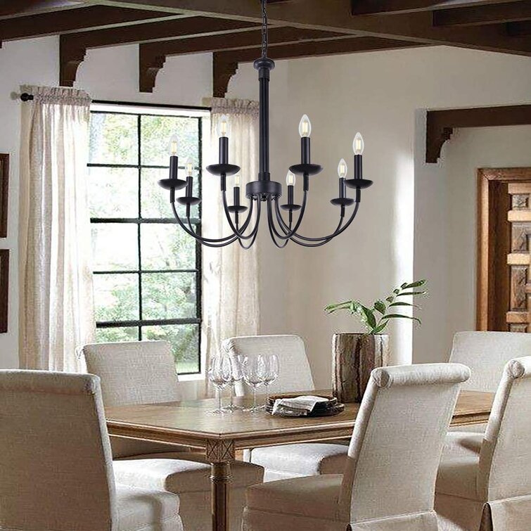 Black farmhouse online chandelier